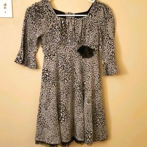 Cute leopard Print Emily West Dress Kids Girl Nice